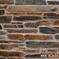Натуральный камень для фасада RKS SLATE Cedar Slate Strips